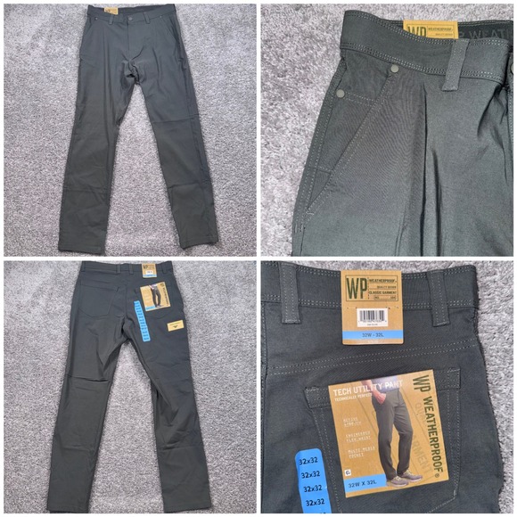 Weatherproof Other - Weatherproof Tech Utility Pant Mens Stretch Olive 32x32 NEW